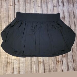 NWOT Active Black Skort with Hidden Pocket Size 20W-22W